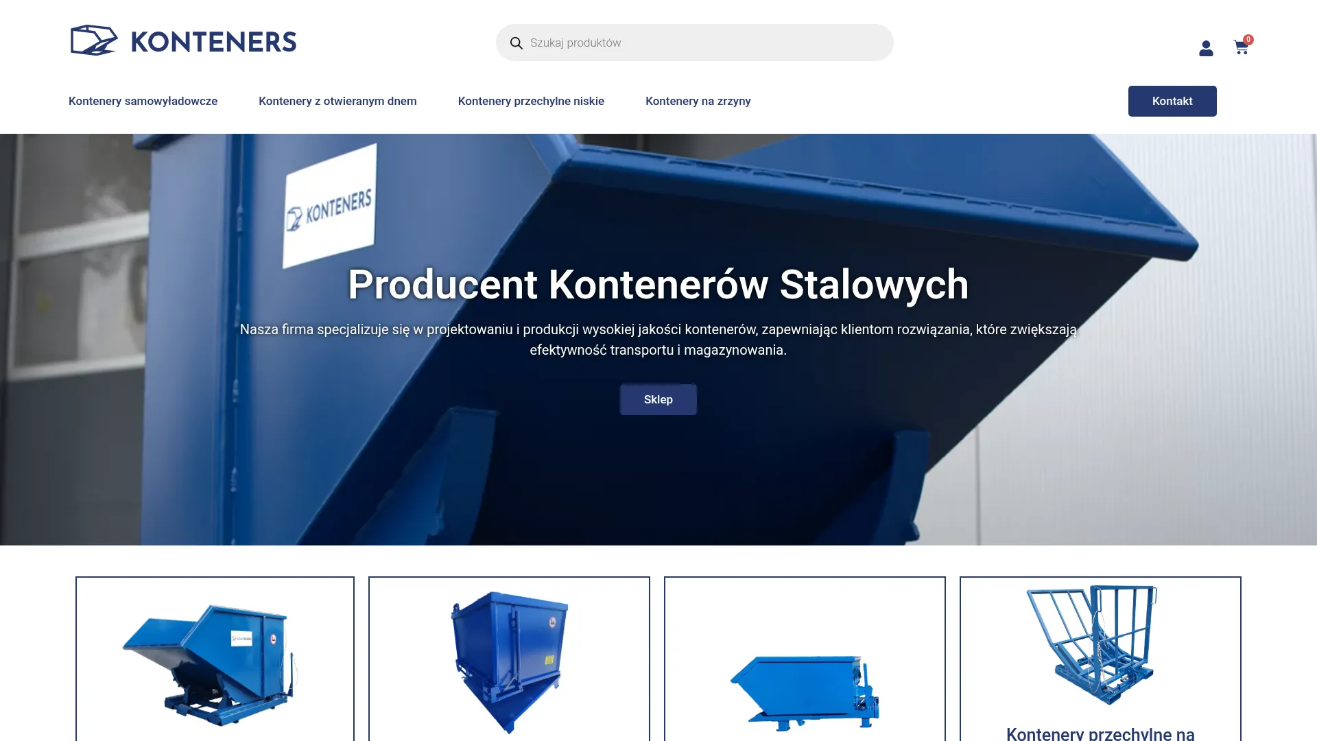Zrzut ekranu strony internetowej