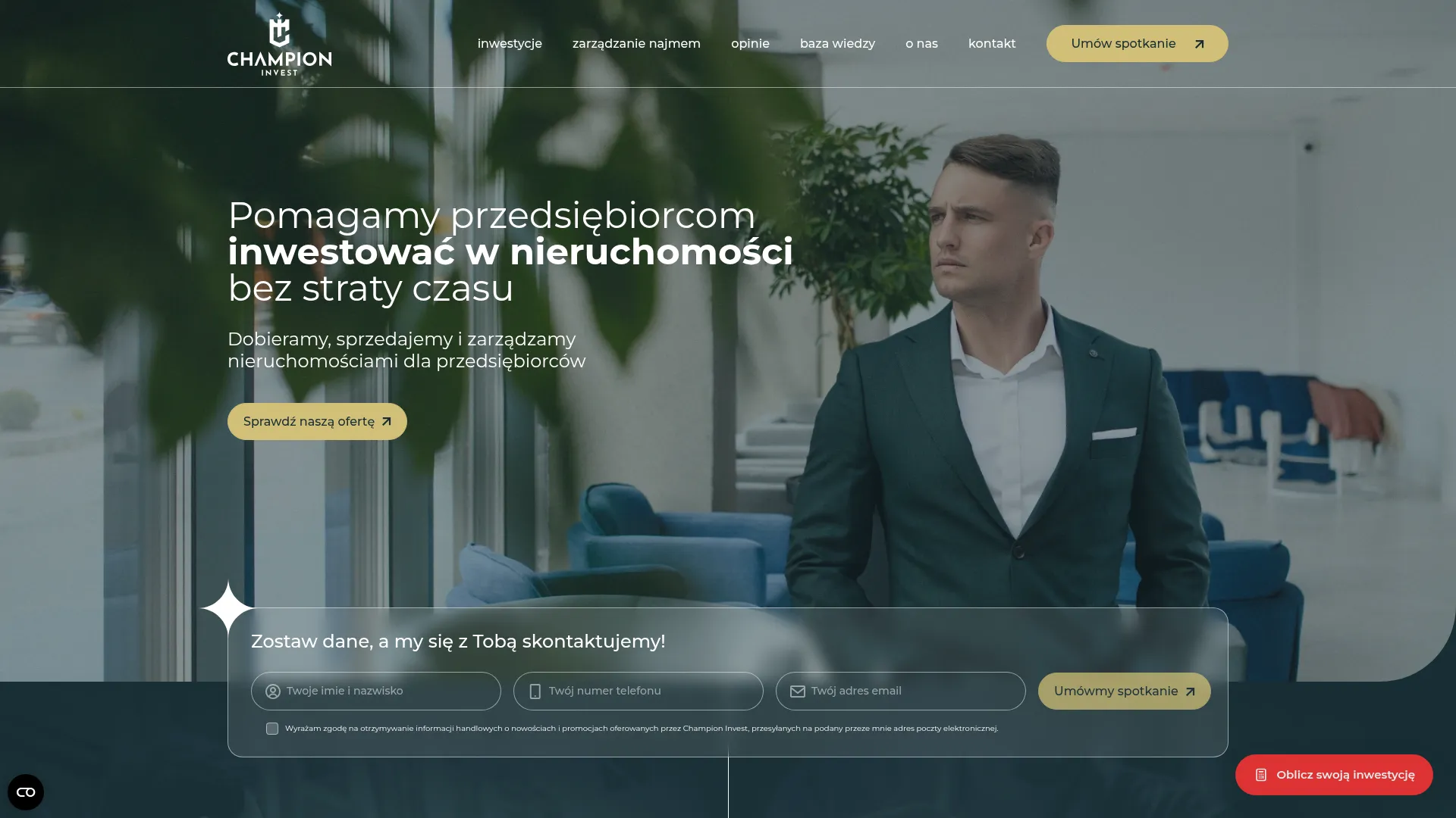 Zrzut ekranu strony internetowej
